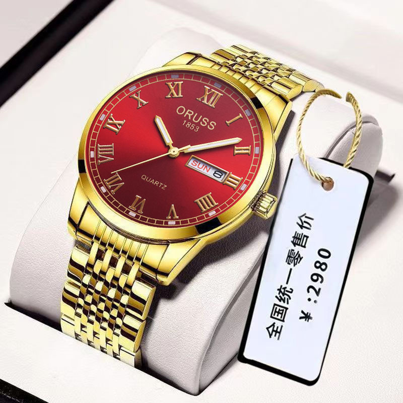 Men's watch ins high color value a generation of quartz watch trend large dial live explosions foreign trade direct supply