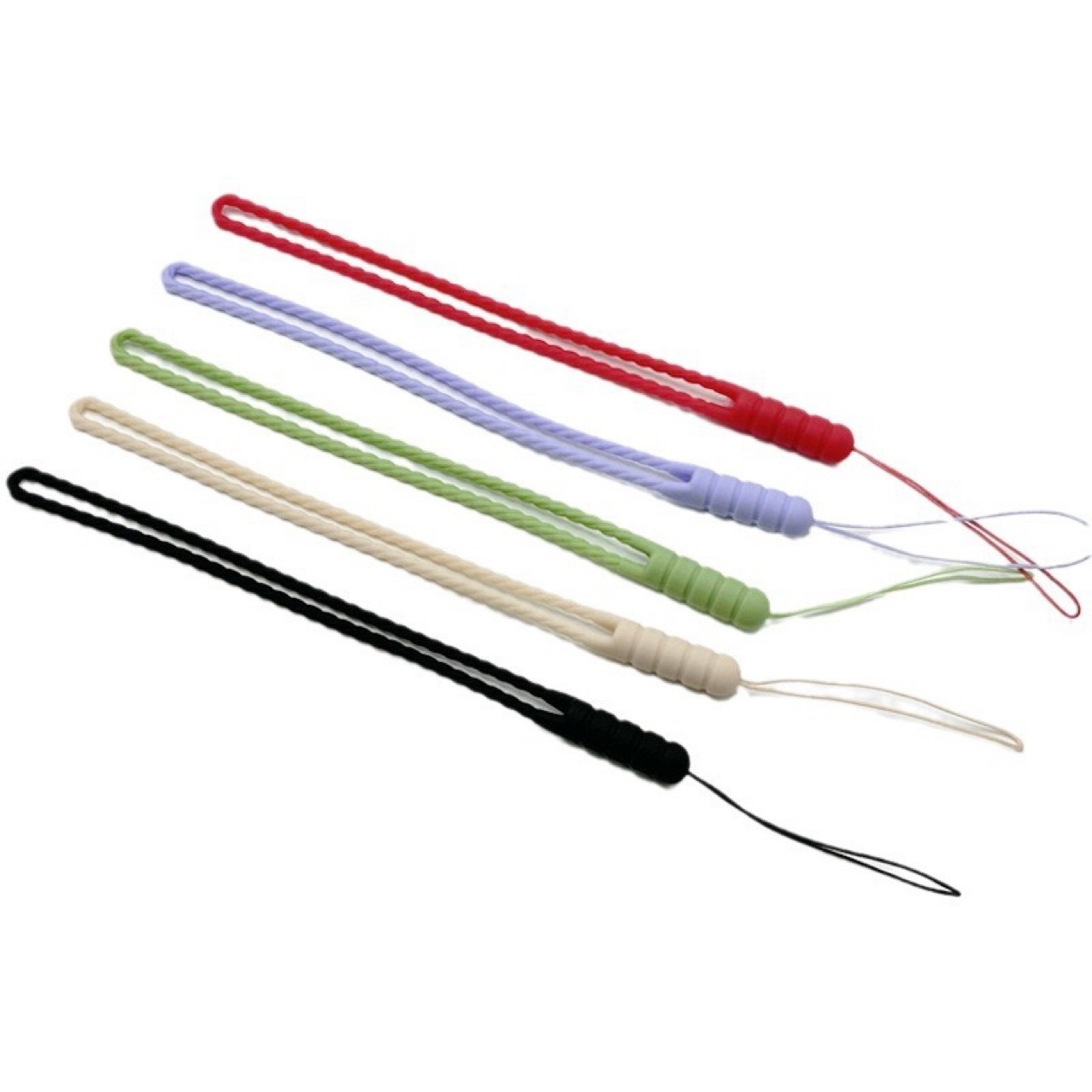 新款手机壳挂饰硅胶手机挂绳简约舒适耐脏手机防丢绳钥匙U盘短绳