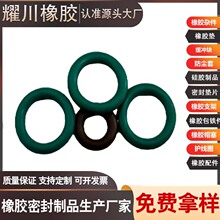 矿用机械耐高温腐蚀磨损老化酸碱耐油压防水尘滑固定密封氟橡胶圈