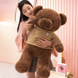 Little Bear Doll Teddy Bear Plush Toy Hug Bear Rag Doll Girl's Birthday Gift Kids Doll Doll