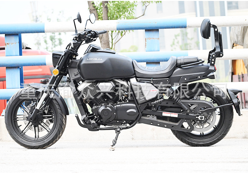 Applicable Loncin V-Bobber Folding Backrest Driver Backrest Passenger Backrest Telescopic Motorcycle Folding Backrest Modification