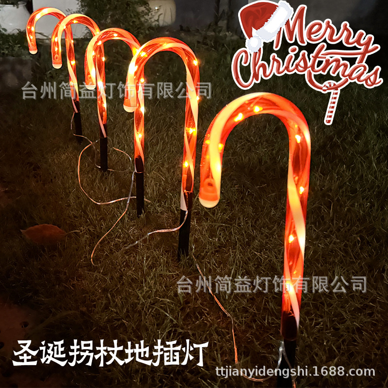 Transfronterizos mayorista solar de Navidad decoración de luces de aire de Navidad luz de césped luz de fiesta Santa