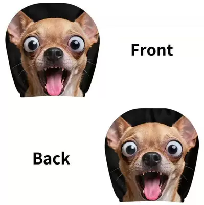 Universal seat cover: shipped on behalf of customers, car - screaming-chihuahua-double-sided-printing-1-piece