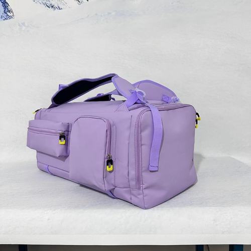 Snowboard backpack with divided compartments, waterproof snowboard bag, board carrier with hanger, large capacity independent shoe compartment