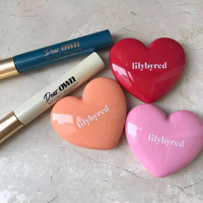 Little Monkey Recommends! Lilybyred Blush Cream Heart-Shaped Palette for a Natural, Energetic Look, Brightens Skin Tone and Enhances Complexion 02