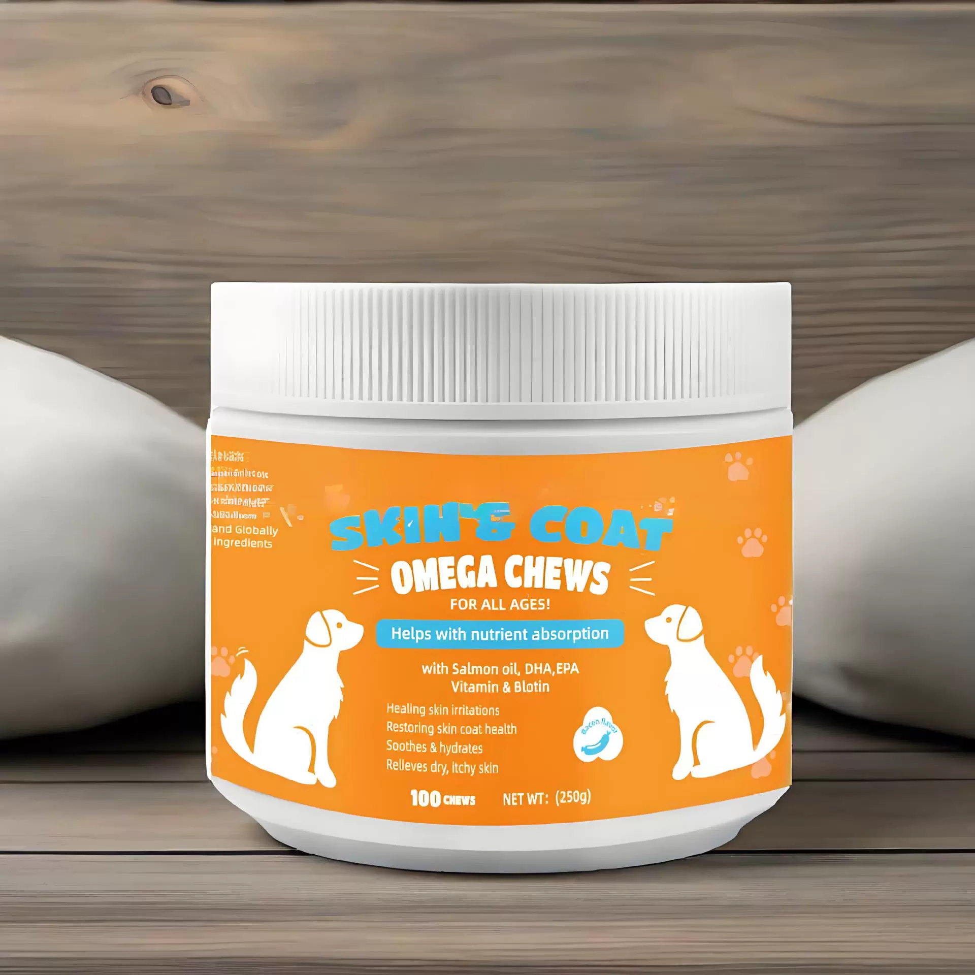 ТК взрывные товары Трансграничные поставки Продукты для здоровья животных Кожа и уход за волосами Жевательные таблетки SKIN BIOTIN завод