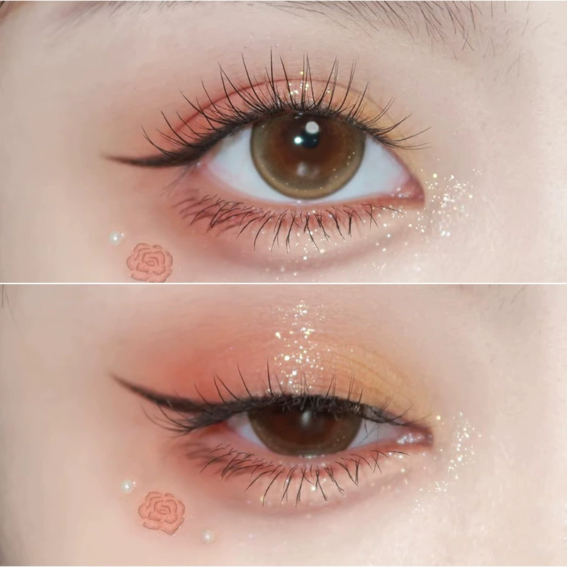 Complex matte eye shadow, earth tones