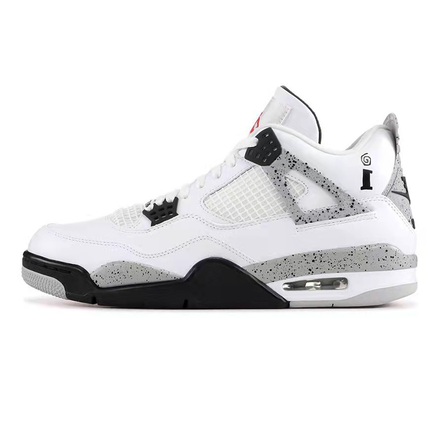 Fábrica de calzado Putian, suministro directo transfronterizo de zapatillas de baloncesto aj4 amarillo eléctrico, blanco París, gato Thor Joe 4 para hombre y mujer, duraderas
