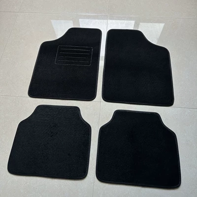 Protective Mats, Carpet Mats, Suv | Universal Foot Pad - black-flocked-universal-4-piece-set