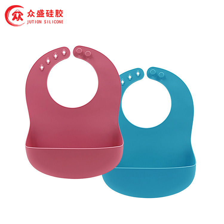 baby silica gel Bibs baby Having dinner Bibs Bib Food grade Solid silica gel Bibs printing customized