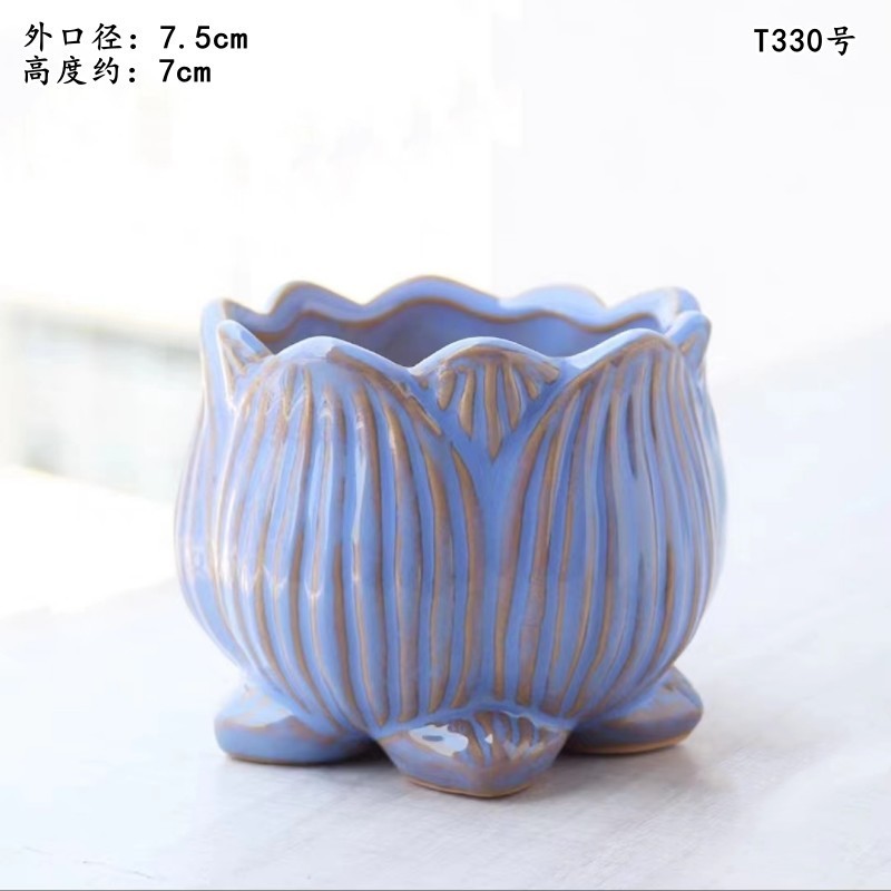 植木鉢の小さい新商品の缶のアイデアの磁器の缶の多い陶磁器の肉のミニ陶のレトロな家庭の陶磁器のたらいの園芸の太い新しいです。|undefined