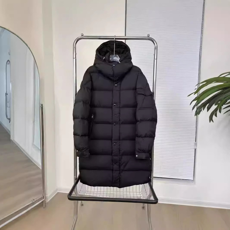 High Version m Brand Hanoverian down Jacket Matte Long Maya Hooded Thick Coat