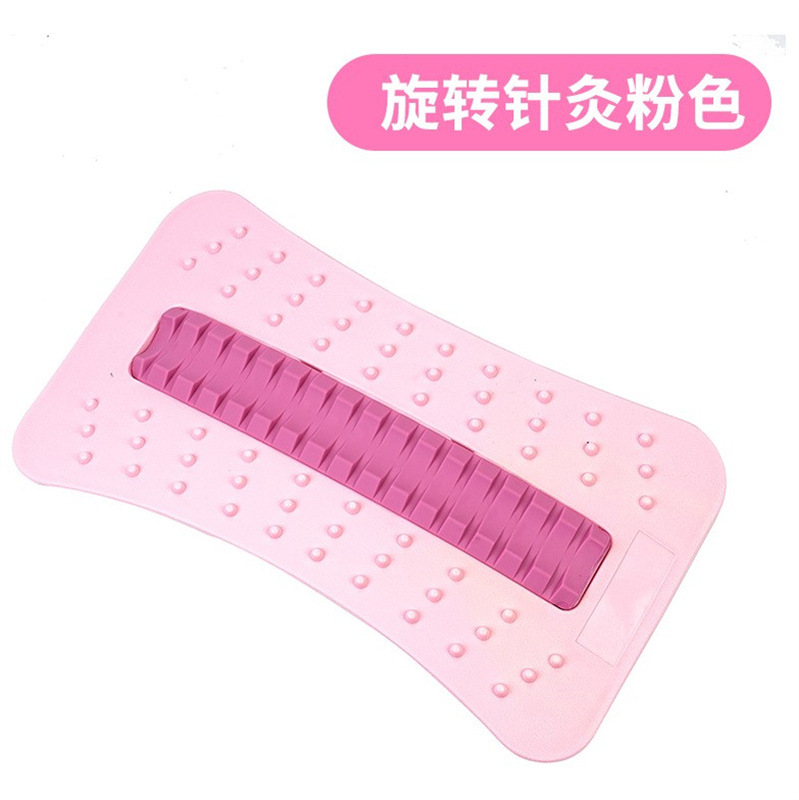 腰椎舒缓器腰部按摩腰疼腰垫睡觉矫正脊椎牵引按摩器工厂|undefined