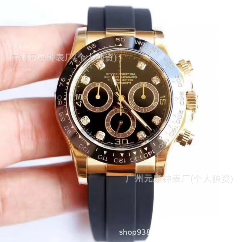 New Rolex Daytona Series Watches from Factory C, 4130 Multi-Function Chronograph Mechanical Panda Daytona Watch, Cross-Border New Rolex Daytona Series Watches from Factory C, 4130 Multi-Function Chronograph Mechanical Panda Daytona Watch, Cross-Border