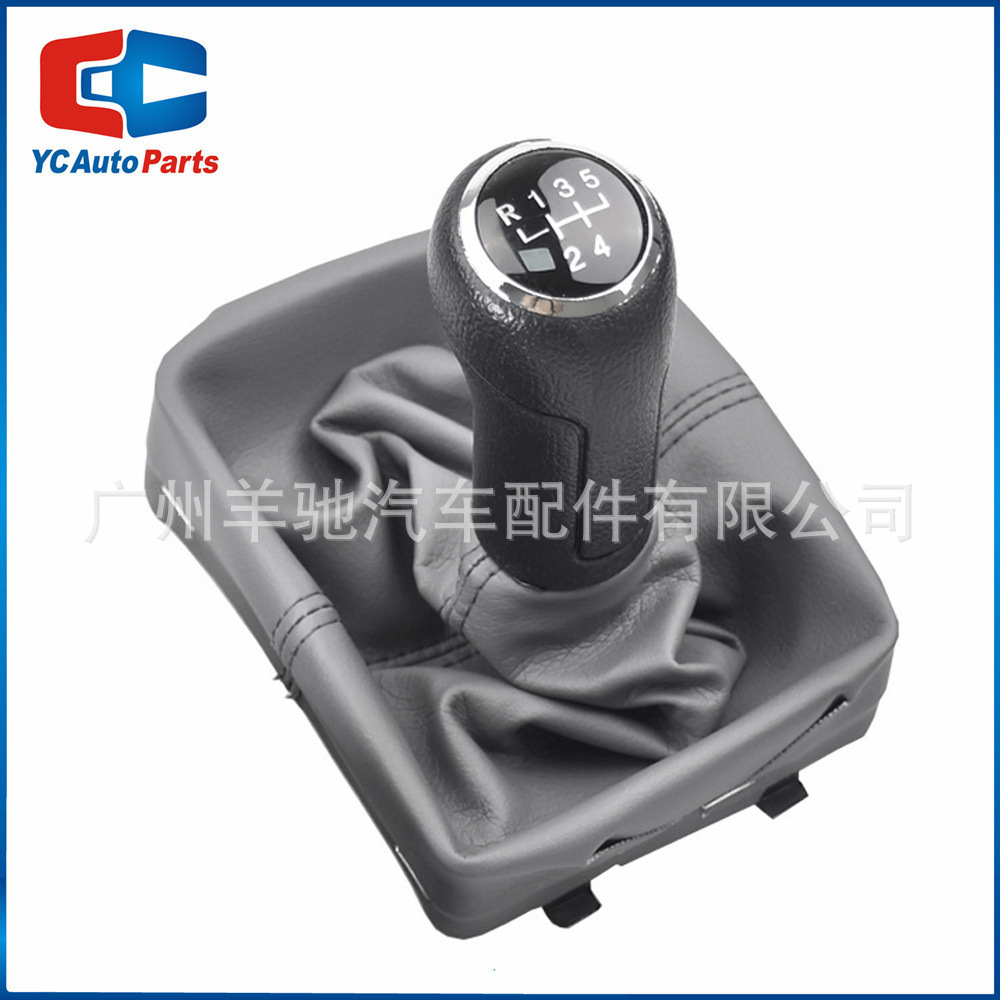 Aplicable a 02-09 viejo Polo 9N 9N2 9N3 cabeza de cambio de marchas Volkswagen palanca de cambio de marchas cubierta de polvo manija