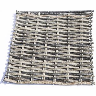 Hand-woven rattan PE rattan environmental protection furniture accessories rattan chair flower basket storage basket material manufacturers wholesale
