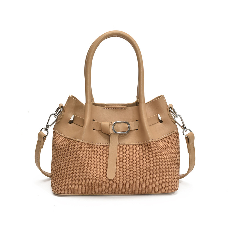 Bolso de textura transfronteriza 2025 verano nuevo bolso femenino diseño de nicho bolso de hombro bolso de mensajero tejido de moda