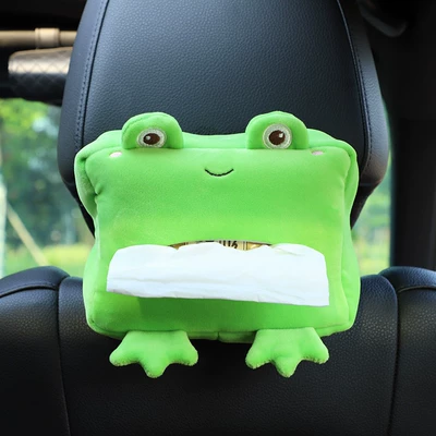 Tissue Box Cover, Car tissue box/set - frog