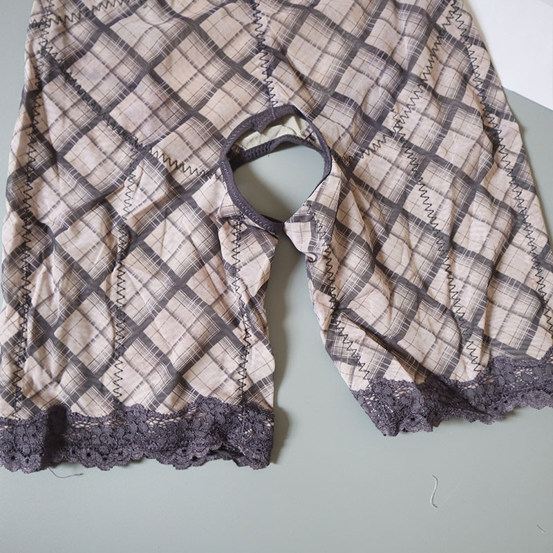 三角塑身连体衣排扣吊带薄款提花收腹塑身托胸提臀束腰