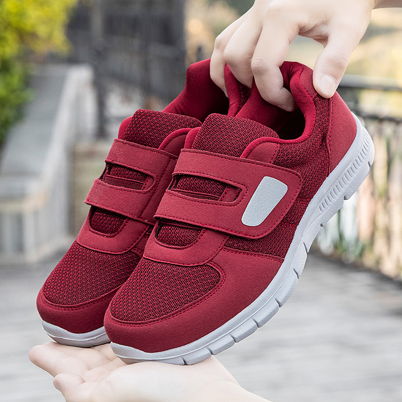 Zapatos de madres de mediana edad, zapatos de hombre, zapatos de mujer, zapatos de hombre, zapatos de caminar ligeros transpirables