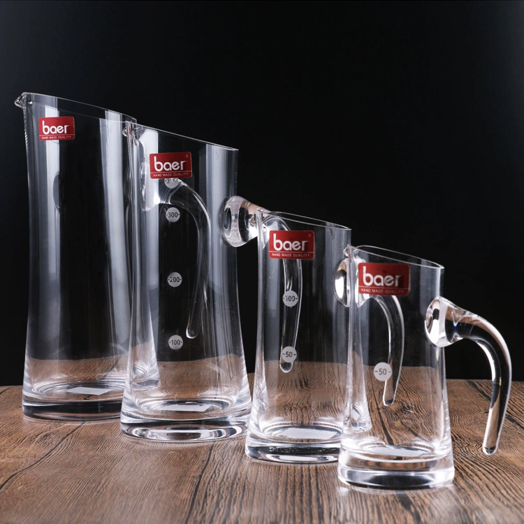 Современный Простой хрустальный стакан вина Decitator ликер с чашками масштаба Графин для красного вина