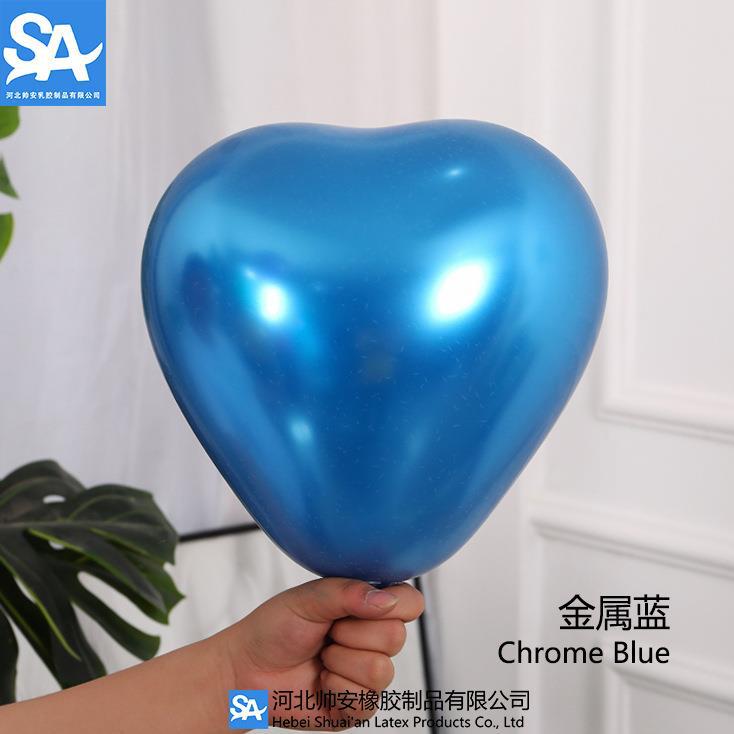 Shuai'an 5/10/12/18/36 pulgadas metal látex globo boda fiesta de cumpleaños decoración globo venta al por mayor