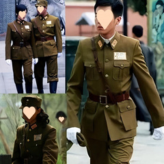 民国軍兵士服男女特務胡司令官沙家浜徳一抗戦軍装舞台表演出服装