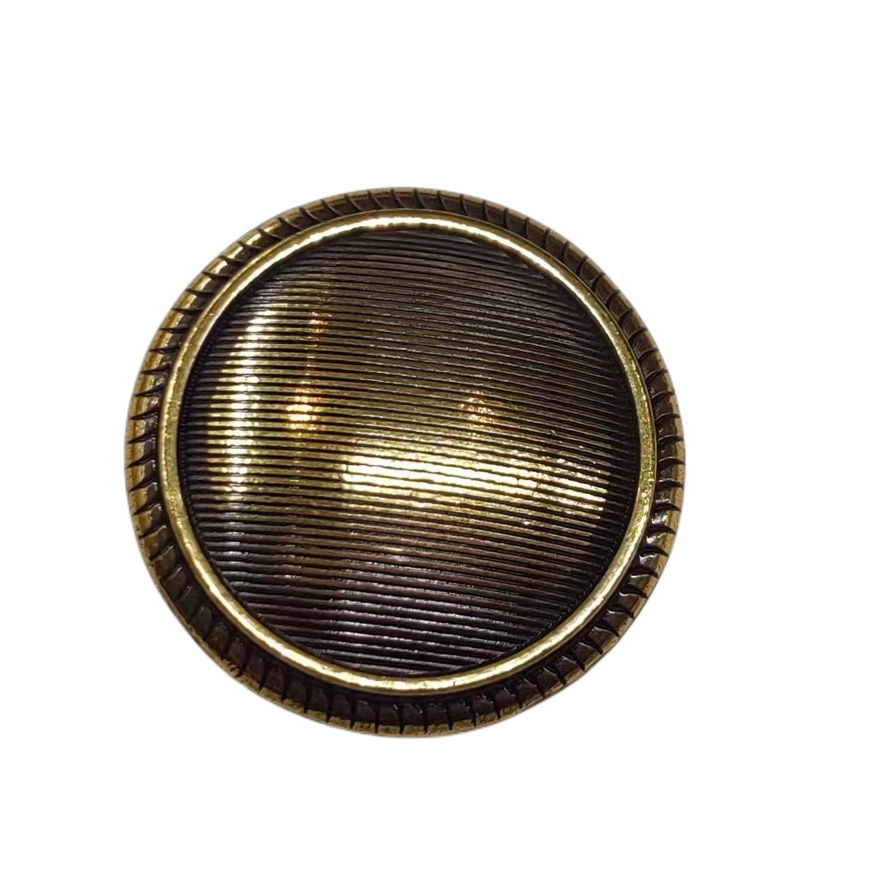 金歌辅料复古弧面麻花边条纹金属手缝钮扣大衣外套西装扣子