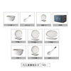 Ceramic Scandinavian tableware home use, set