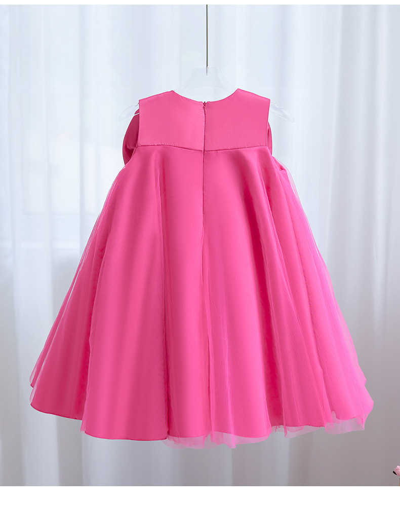 416g Weight Children's Dress Children's Clothing Type Above Knee Dress Length Type Sleeveless Sleeve Length Party Dress Dresses Type Polyester Fabric Type High Waist Waist Line Toddler(3-6Years) Age Group Family Gathering, Party Occasion Round Neck Neckline Loose Fit Type Bow Knot Pattern Summer Season Girl'S Gender Elegant, Princess, Cute Style Elegant Princess Cute Bow Knot Polyester Girls Dresses 9