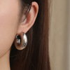 Small design earrings stainless steel, Amazon, suitable for import, 18 carat, wholesale