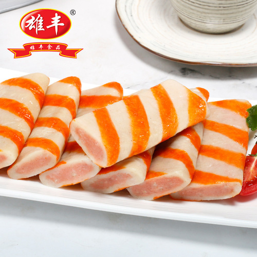 Xiong Feng imitation crab meat plate 500g, suitable for hot pot, pan-frying, grilling, and okonomiyaki ingredients