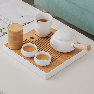 全季酒店同款功夫茶具套装家用简约现代轻奢日式侧把壶茶壶功夫茶