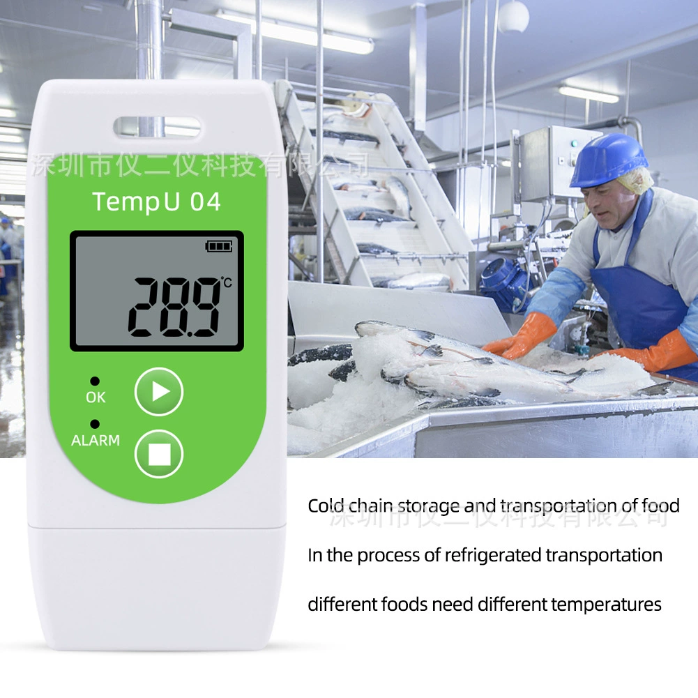 Tempu 04 Регистратор температуры и влажности USB интерфейс Холодовая цепь транспортировка лекарств Регистратор температуры PDF документ