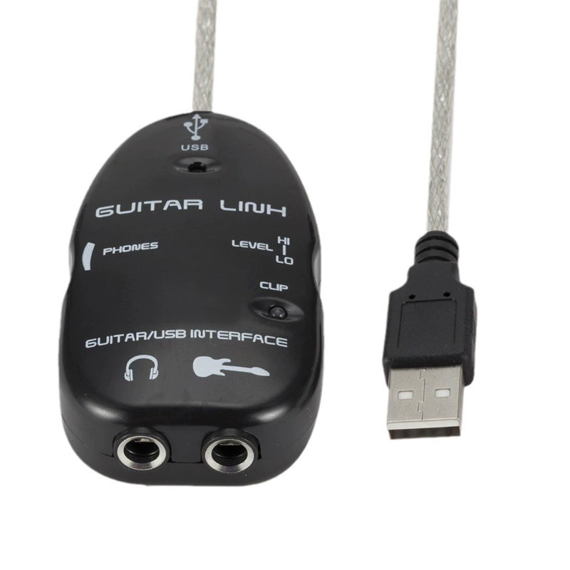USB гитарная линия гитарные эффекты аудио кабель USB запись гитары соединение кабель USB гитары