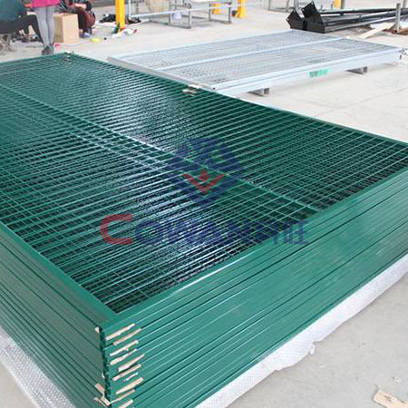 [Suministro del fabricante] Barandilla temporal Canadá Barandilla móvil temporal valla de aislamiento de seguridad para la multitud