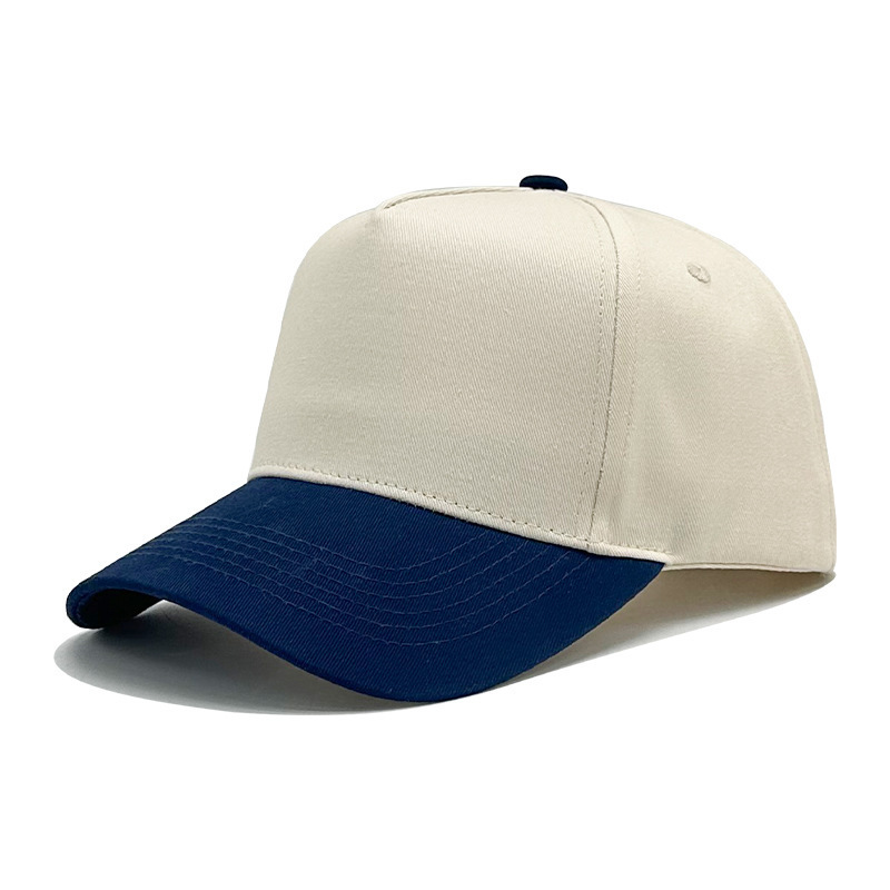 Cinco piezas de algodón transfronterizo sombrero de béisbol duro superior bordado en blanco sombrero de camión impresa sombrero de boca de pato image 7