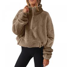 S 36292 Fleece Half Zip Collar Sweatshirt ���ް���������