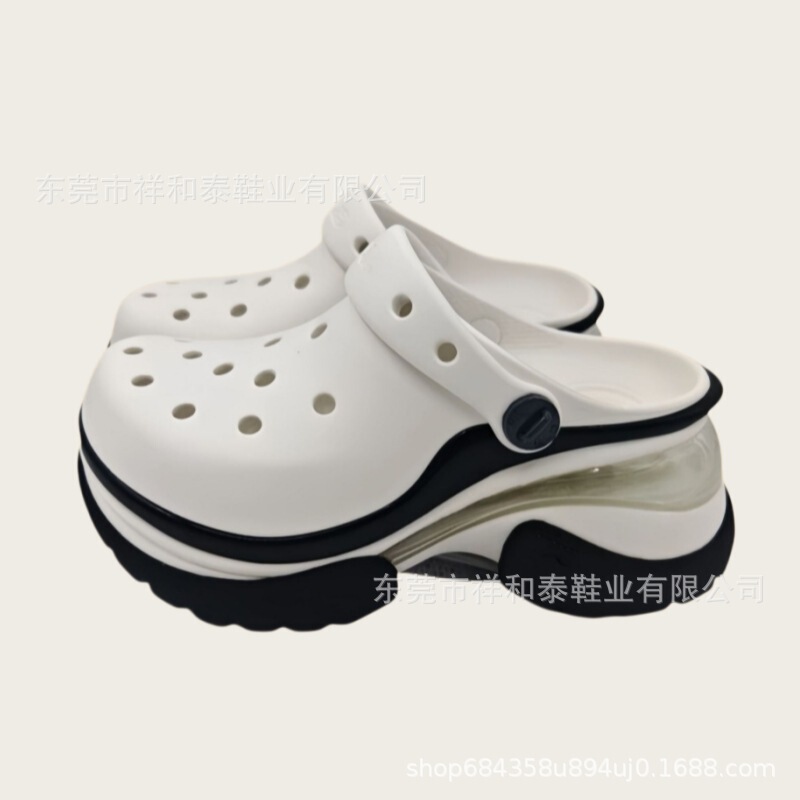 Croc-Style Shoes 2026 Model Cross Little Dolphin Retro Air-Cushioned Women's Thick-Soled Height-Increasing Non-Slip Slippers Wholesale Dropshipping Croc-Style Shoes 2026 Model Cross Little Dolphin Retro Air-Cushioned Women's Thick-Soled Height-Increasing Non-Slip Slippers Wholesale Dropshipping