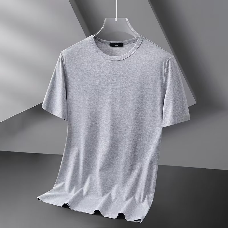 DX01 cuello redondo-Gris claro