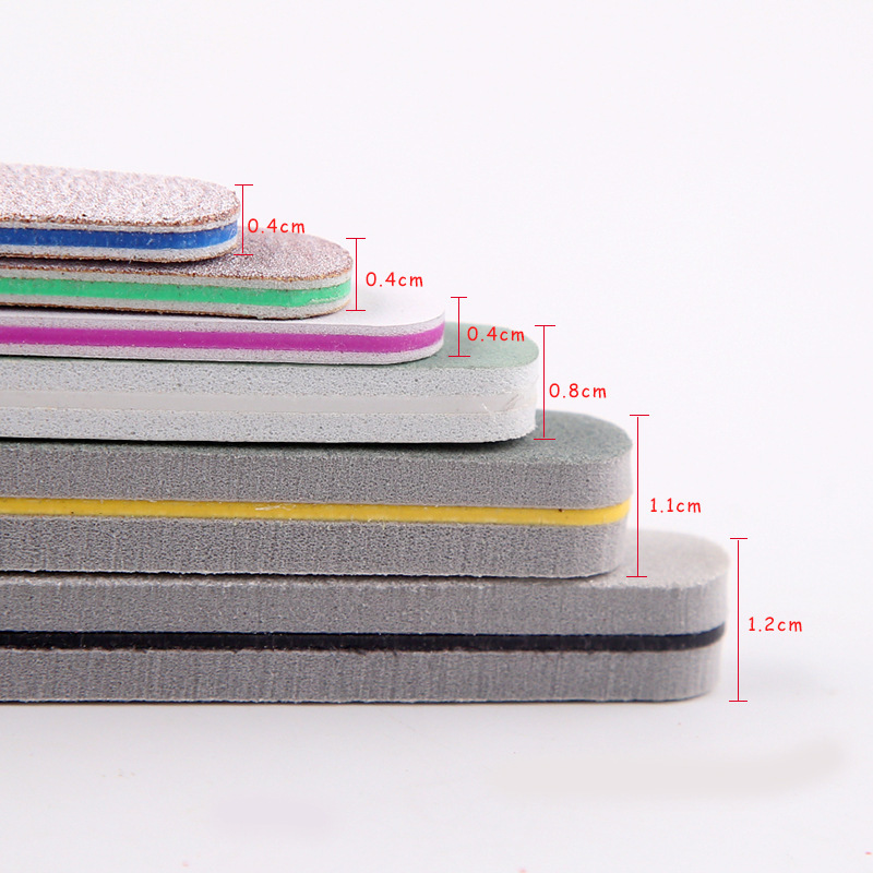Herramientas de manicura archivo de uñas conjunto de tiras de polirimiento de barras de polirimiento de barras de polirimiento de barras de arena de reparación de forma de uñas de polirimiento