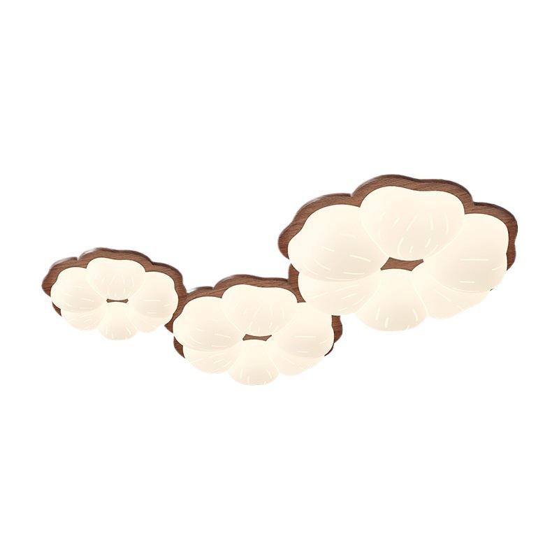 Medieval crema viento sala principal LED techo diseñador creativo simple lámpara de habitación madera lámpara de estudio dormitorio