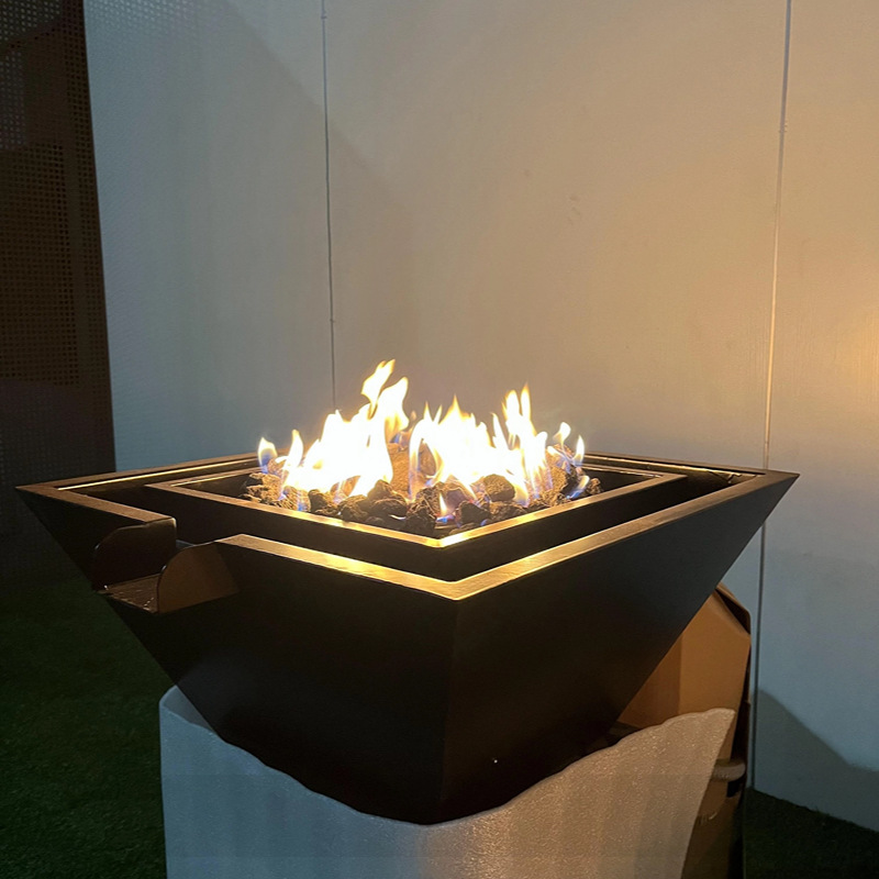 Suministro de productos de acero resistentes a la intemperie Suministro de picnic al aire libre Fuego de leña Fuego de carbón para procesar horno de acero resistente a la intemperie