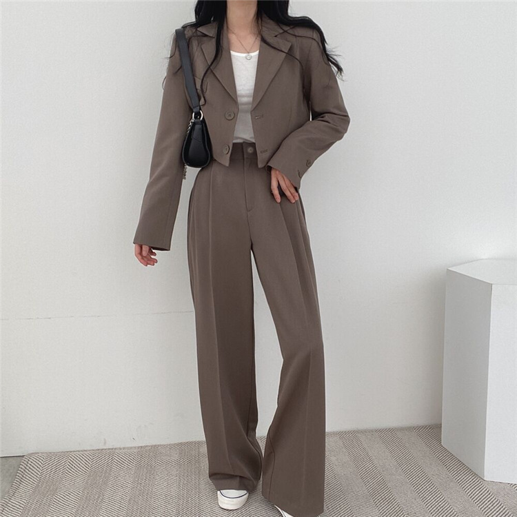 Camel-Colored Blazer for Women, 2026 Spring and Autumn, Petite Size, Korean Trendy New Style, Korean Version Casual Suit Jacket for Women Camel-Colored Blazer for Women, 2026 Spring and Autumn, Petite Size, Korean Trendy New Style, Korean Version Casual Suit Jacket for Women
