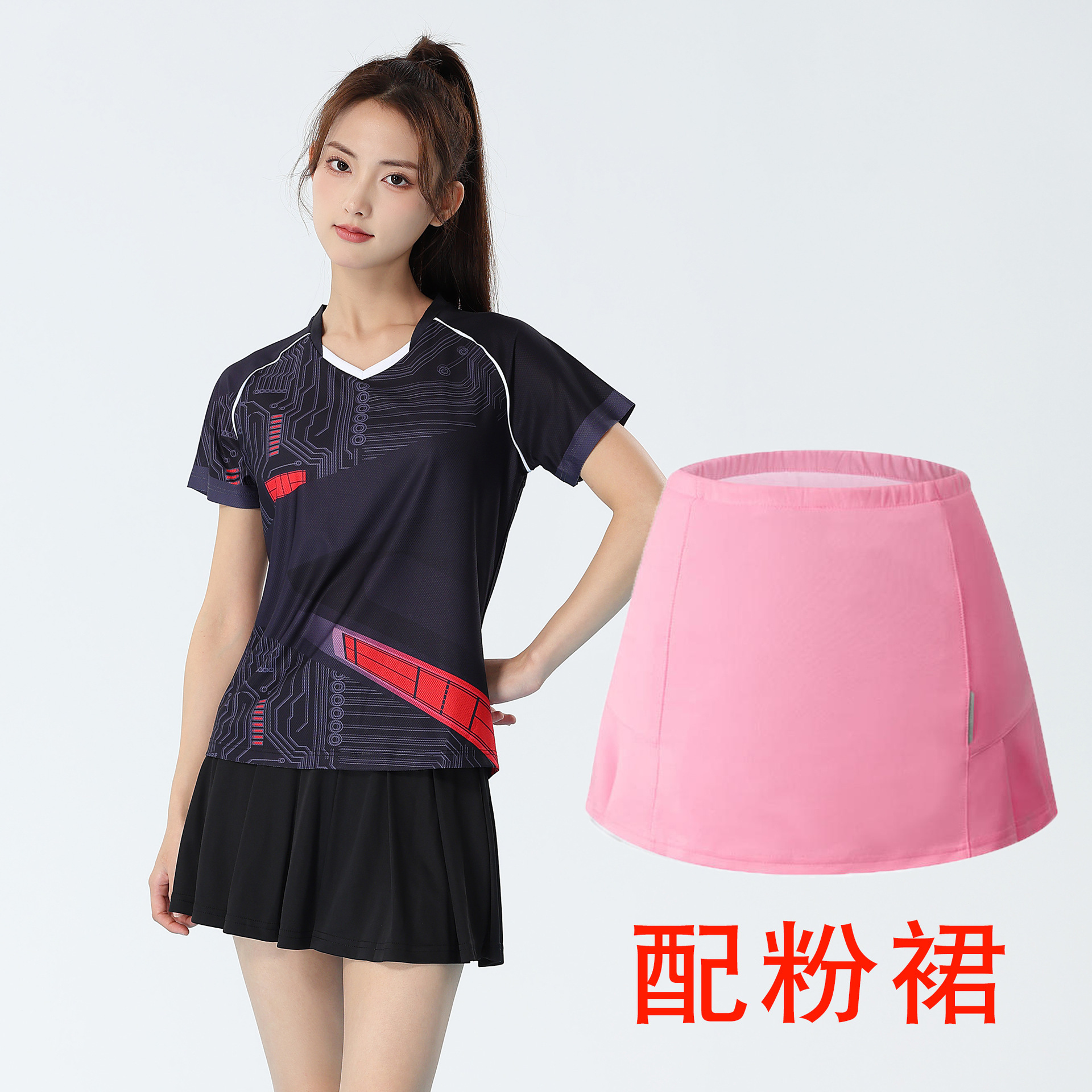 [Fábrica directa] nuevo bádminton para adultos, ropa de tenis de mesa transpirable, ropa de tenis personalizada