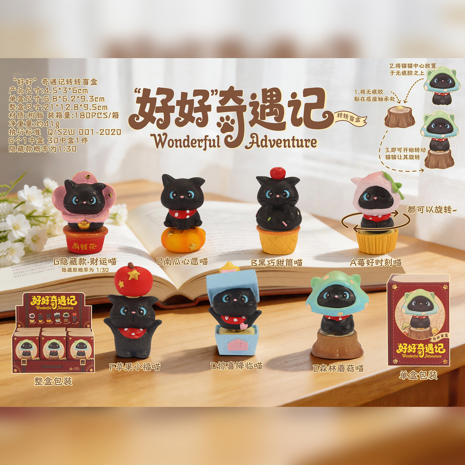 Creative New Models of Whimsical Blind Box Trendy Toy Figures, Popular Desktop Decorations Wholesale