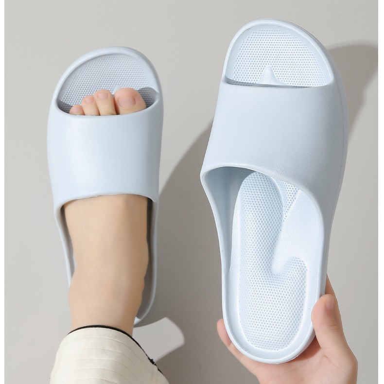 여성을위한 EVA 홈 퀵 드라이 슬리퍼 여름 실내 미끄럼 방지 커플 홈 목욕 남성용 두꺼운 바닥 경량 슬리퍼