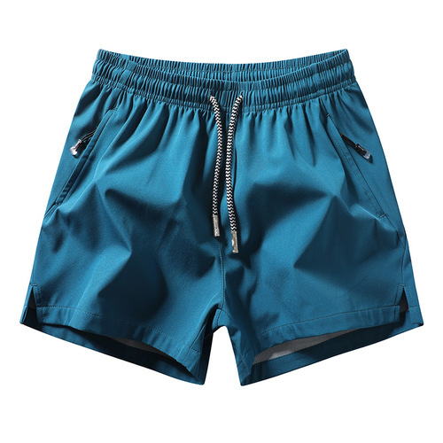 Cross-border exclusive European size summer ice silk quick-drying five-pocket men's casual sports basketball shorts loose training shorts