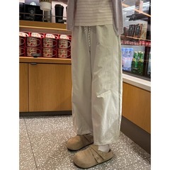 大きいサイズの日本製ワイドレッグバルーンパンツ、夏の太った女の子用、mmルーズ、スリム、小柄な9点カジュアルブルマ