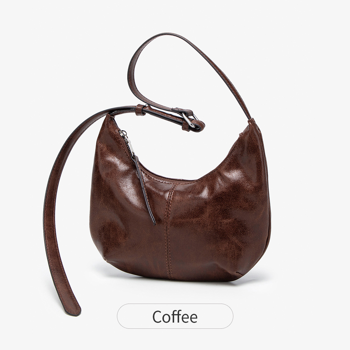 Sac à bandoulière rétro tendance pour femme, design de niche, simple et polyvalent, idéal pour les déplacements quotidiens_voghion.com